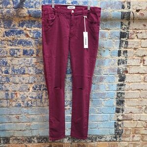 Aphrodite Deep Red Denim